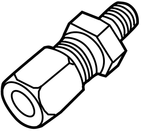 Sandvik Coromant - Coolant Pipe Connector for Indexable Tools - 5696 001 Tool Holder Compatibility - Makers Industrial Supply