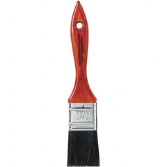 Rubberset - 1-1/2" Flat Hog Chip Brush - Wood Beavertail Handle - Makers Industrial Supply