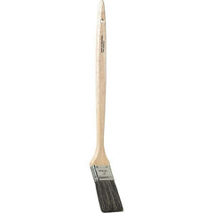 Bestt-Liebco - 16" Angled Hog Bent Radiator Brush - Wood Bent Radiator Handle - Makers Industrial Supply