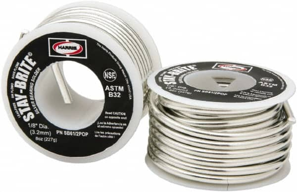 Lincoln Electric - Solder Type: Lead Free Solid Wire Diameter (Inch): 1/8 - Makers Industrial Supply