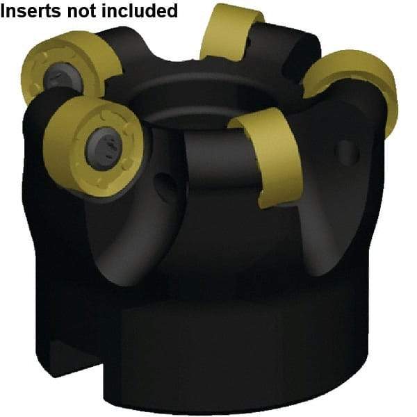 Kennametal - 111mm Cut Diam, 3.96mm Max Depth, 1-1/2" Arbor Hole, 8 Inserts, RN_J1605M0__ Insert Style, Indexable Copy Face Mill - RODEKA 16 Cutter Style, 14,800 Max RPM, 2 High, Through Coolant, Series Rodeka - Makers Industrial Supply