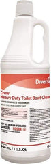 Diversey - 32 oz Squeeze Bottle Liquid Toilet Bowl Cleaner - Mint Scent, Nonacidic, Toilets - Makers Industrial Supply