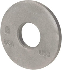 Bowmalloy - 1/4" Screw, Grade 9 Steel USS Flat Washer - 9/32" ID x 3/4" OD, 5/64" Thick, Bowma-Guard Finish - Makers Industrial Supply