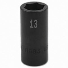 SK - Impact Socket - 3/8"DR 6PT 13MM SEMI-DEEP IMPACT SOCKET - Makers Industrial Supply