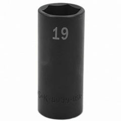 SK - Impact Socket - 3/8"DR 19MM DEEP IMPACT SOCKET - Makers Industrial Supply