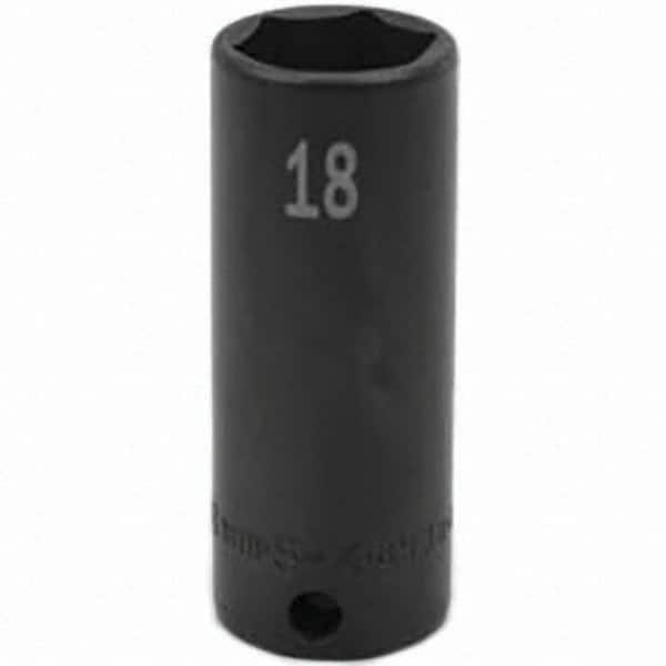 SK - Impact Socket - 3/8"DR 18MM DEEP IMPACT SOCKET - Makers Industrial Supply