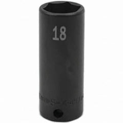 SK - Impact Socket - 3/8"DR 18MM DEEP IMPACT SOCKET - Makers Industrial Supply