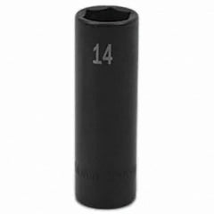 SK - Impact Socket - 3/8"DR 14MM DEEP IMPACT SOCKET - Makers Industrial Supply