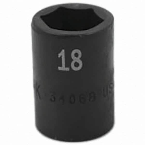 SK - Impact Socket - 1/2"DR 18MM IMPACT SOCKET - Makers Industrial Supply