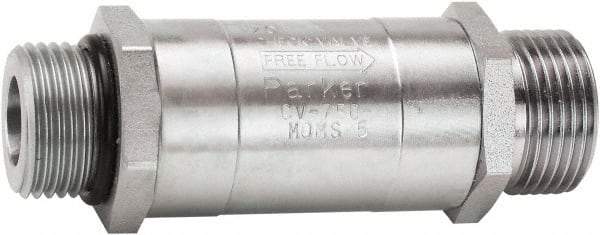 Parker - 13 GPM 9/16-18 Inlet Steel Hydraulic Control Valve - 3,000 psi, 0.81" Wide x 1-3/4" Long - Makers Industrial Supply