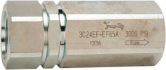 Parker - 125 GPM 1-1/2-11-1/2 Inlet Steel Hydraulic Control Valve - 3,000 psi, 2-1/2" Wide x 6-1/2" Long - Makers Industrial Supply