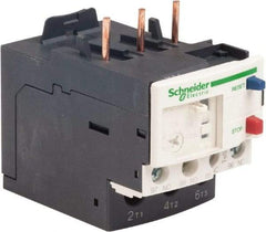 Schneider Electric - 3 Pole, NEMA Size 00-1, 0.4 to 0.63 Amp, 690 VAC, Thermal NEMA Overload Relay - Trip Class 20, For Use with LC1D09, LC1D12, LC1D18, LC1D25, LC1D32 and LC1D38 - Makers Industrial Supply