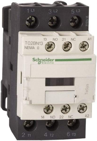 Square D - 3 Pole, 24 Coil VDC, 18 Amp NEMA Contactor - Open Enclosure - Makers Industrial Supply