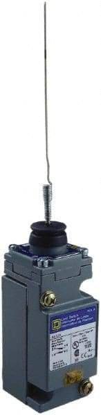 Square D - DPDT, 2NC/2NO, 600 Volt Screw Terminal, Cat Whisker Actuator, General Purpose Limit Switch - 1, 2, 4, 6, 12, 13, 6P NEMA Rating, IP67 IPR Rating - Makers Industrial Supply