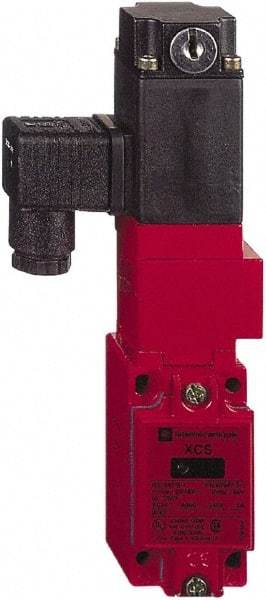 Telemecanique Sensors - 2NC/NO Configuration, 300 VAC, 10 Amp, Key Safety Limit Switch - 1.73 Inch Deep x 7.64 Inch High, IP67 Ingress Rating - Makers Industrial Supply