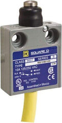 Square D - SPDT, NC/NO, 240 VAC, Prewired Terminal, Plunger Actuator, General Purpose Limit Switch - 1, 2, 4, 6, 6P NEMA Rating, IP67 IPR Rating, 80 Ounce Operating Force - Makers Industrial Supply