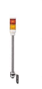 Schneider Electric - LED Lamp, Orange, Red, Steady, Preassembled Stackable Tower Light Module Unit - 24 VAC/VDC, 50 Milliamp, IP23, IP54 Ingress Rating, Pipe Mount - Makers Industrial Supply