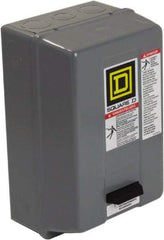 Square D - 600 Coil VAC, 27 Amp, NEMA Size 1, Enclosed Enclosure NEMA Motor Starter - 1 Phase hp: 7 1/2 at 200 Volt, 7 1/2 at 230 Volt, 3 Phase hp: 10 at 460 Volt, 10 at 575 Volt, 1 Enclosure Rating - Makers Industrial Supply