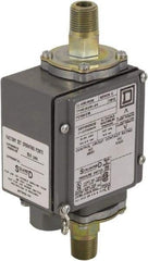 Square D - 4, 13 and 4X NEMA Rated, DPDT, 175 psi, Electromechanical Pressure and Level Switch - Adjustable Pressure, 120 VAC at 6 Amp, 125 VDC at 0.22 Amp, 240 VAC at 3 Amp, 250 VDC at 0.11 Amp, 1/4 Inch Connector, Screw Terminal, For Use with 9012G - Makers Industrial Supply