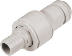 1/2″ Nominal Flow, Male, Nonspill Quick Disconnect Coupling 120 Max psi, 32 to 120°F, Polypropylene Coupling