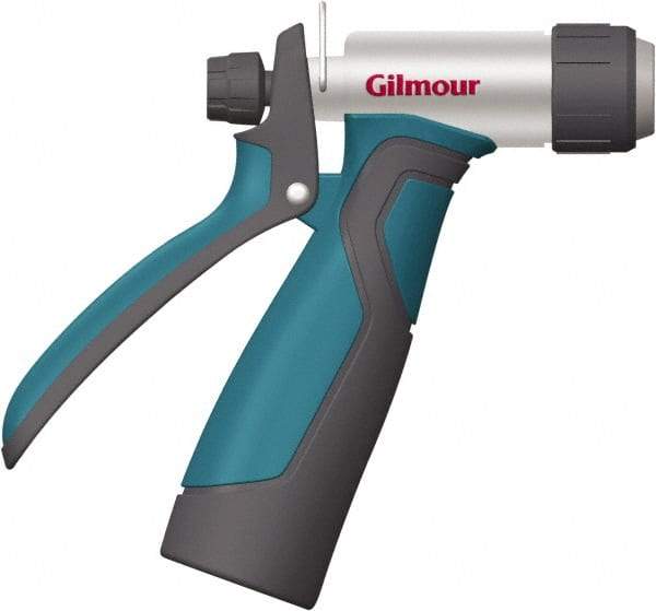 Gilmour - Garden Hose Rear Trigger Cleaning Nozzle - Aluminum, Zinc - Makers Industrial Supply