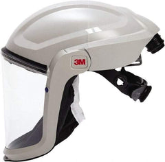 3M - Size Standard, PAPR Compatible Face Shield with Face Shield - Polyethylene, Gray, Adjustable Ratchet, Compatible with 3M Versaflo - Makers Industrial Supply