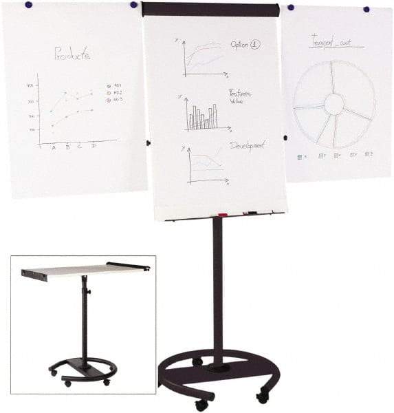 MasterVision - Magnetic Dry Erase Easel - 41" High - Makers Industrial Supply