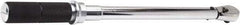 GearWrench - 3/8" Drive Micrometer Torque Wrench - 10 Ft/Lb to 100 Ft/Lb Torque, 17.1" OAL, 1/2 Ft/Lb Graduation, Teardrop Ratchet Head - Makers Industrial Supply