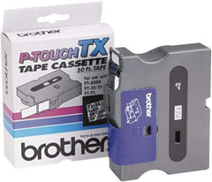 Brother - 3/4" Wide x 600" Long, Clear Tape Cassette - For Label Maker - Makers Industrial Supply