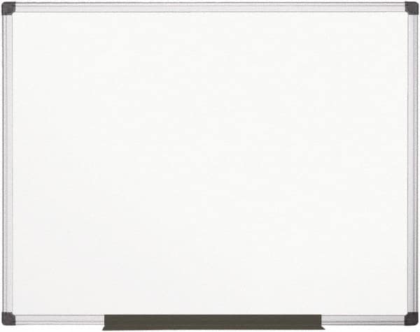 MasterVision - 48" High x 72" Wide Magnetic Dry Erase Board - Steel - Makers Industrial Supply