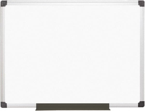 MasterVision - 36" High x 48" Wide Magnetic Dry Erase Board - Steel - Makers Industrial Supply