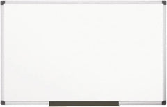 MasterVision - 48" High x 96" Wide Magnetic Dry Erase Board - Porcelain/Steel - Makers Industrial Supply