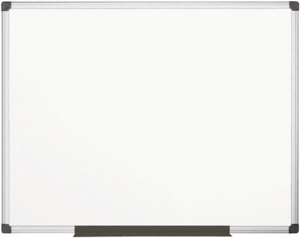 MasterVision - 48" High x 72" Wide Magnetic Dry Erase Board - Porcelain/Steel - Makers Industrial Supply