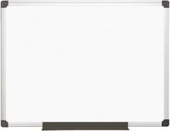 MasterVision - 36" High x 48" Wide Magnetic Dry Erase Board - Porcelain/Steel - Makers Industrial Supply