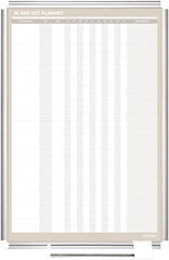 MasterVision - 24" High x 36" Wide Magnetic Dry Erase In/Out - Steel - Makers Industrial Supply