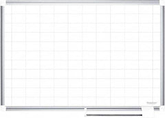 MasterVision - 36" High x 48" Wide Magnetic Dry Erase Calendar - Steel - Makers Industrial Supply