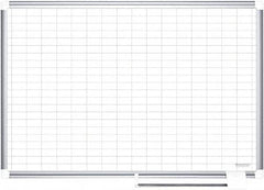 MasterVision - 48" High x 72" Wide Magnetic Dry Erase Calendar - Steel - Makers Industrial Supply