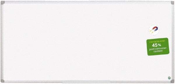 MasterVision - 48" High x 96" Wide Magnetic Dry Erase Board - Steel - Makers Industrial Supply