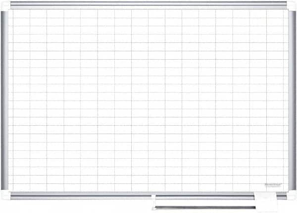 MasterVision - 36" High x 24" Wide Magnetic Dry Erase Calendar - Steel - Makers Industrial Supply