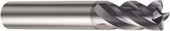 Sandvik Coromant - 10mm, 14mm LOC, 10mm Shank Diam, 66mm OAL, 4 Flute, Solid Carbide Square End Mill - Single End, Spiral Flute, 30° Helix, Centercutting, Right Hand Cut, Right Hand Flute, Series CoroMill Plura - Makers Industrial Supply