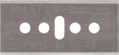 Martor USA - Carbon Steel, Replacement Blade - 1.53" Long - Makers Industrial Supply