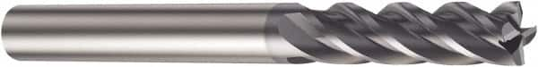 Sandvik Coromant - 8mm, 4 Flute, Single End, Solid Carbide, Corner Chamfer End Mill - 80mm OAL, Right Hand Flute, 28mm LOC, Right Hand Cut - Makers Industrial Supply