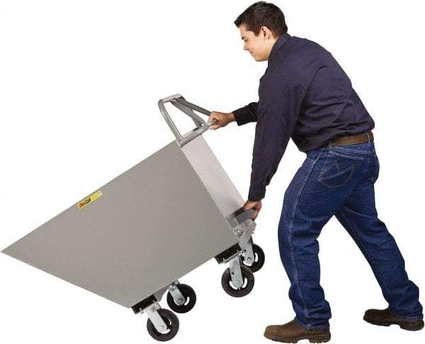 Little Giant - 2,000 Lb Load Capacity, 1/3 Cu Yd, Steel Tilt Truck - 24" Wide x 45" Long x 38" High - Makers Industrial Supply