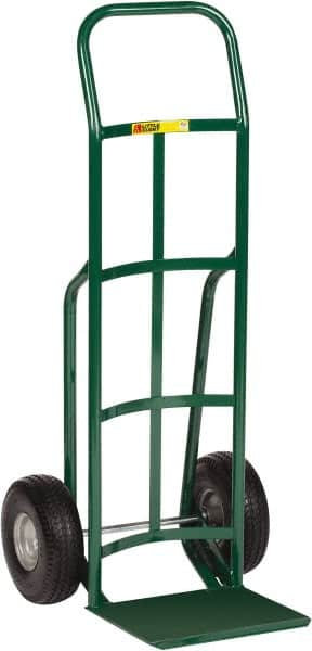 Little Giant - 600 Lb Capacity 47" OAH Hand Truck - Continuous Handle, Steel, Flat-Free Microcellular Foam Wheels - Makers Industrial Supply