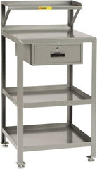 Little Giant - 1 Drawer Shop Desk - 36 Inch Wide x 24 Inch Deep x 52 Inch High, Gray - Makers Industrial Supply