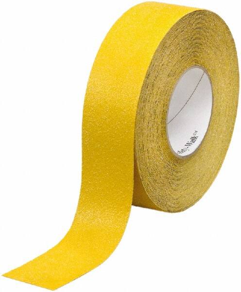 Ability One - Black Solid Color Anti-Slip Vinyl Tape - 1" Wide x 60' Long x 0.036" Thick, General Traffic - Makers Industrial Supply