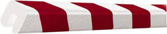 PRO-SAFE - Polyurethane Foam Type G Edge Guard - Red/White - Makers Industrial Supply