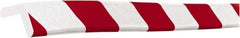 PRO-SAFE - Polyurethane Foam Type E Corner Guard - Red/White - Makers Industrial Supply