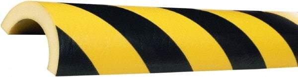 PRO-SAFE - Polyurethane Foam Type R50 Pipe Guard - Black/Yellow - Makers Industrial Supply