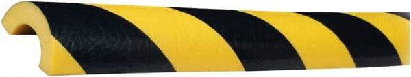 PRO-SAFE - Polyurethane Foam Type R30 Pipe Guard - Black/Yellow - Makers Industrial Supply